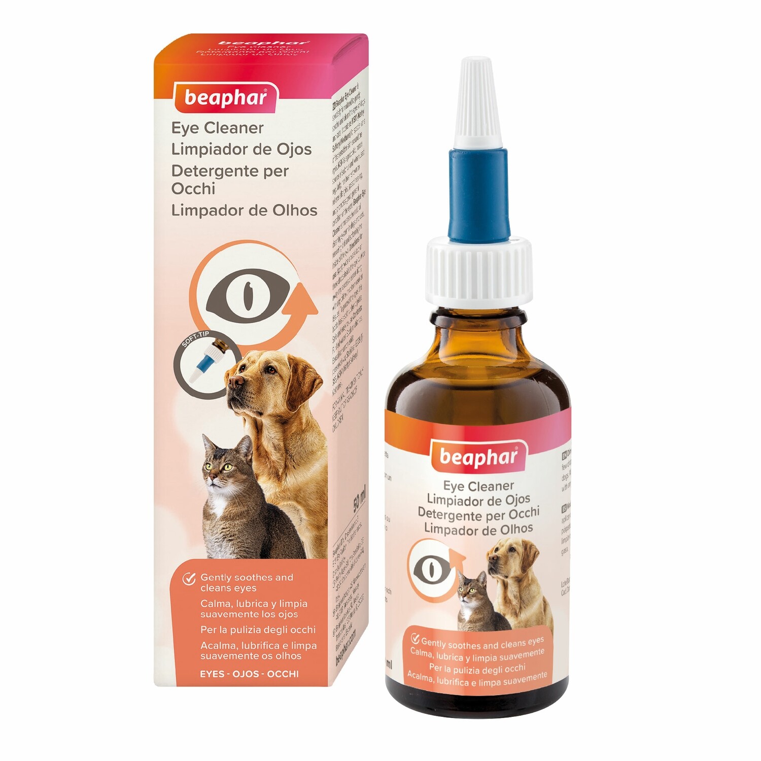 Beaphar Limpiador de Ojos Perro y Gato - 50ml