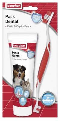 Beaphar Pack Dental: Pasta Dental+ Cepillo Dental