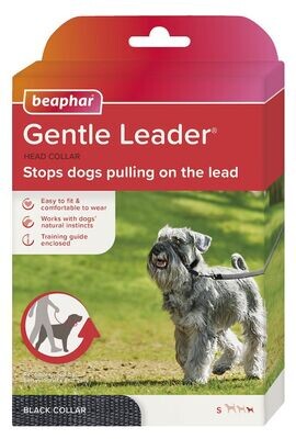Beaphar Gentle Leader® Correa Adiestramiento Negro - Perro Pequeño