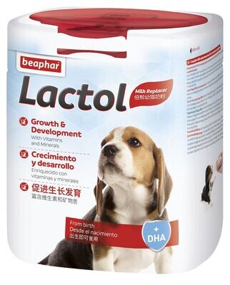 Beaphar Lactol - Leche de sustitución Cachorros - 500g