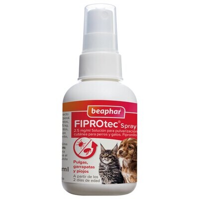 Beaphar FIPROtec® Spray Antiparasitario Perros y Gatos - 100ml