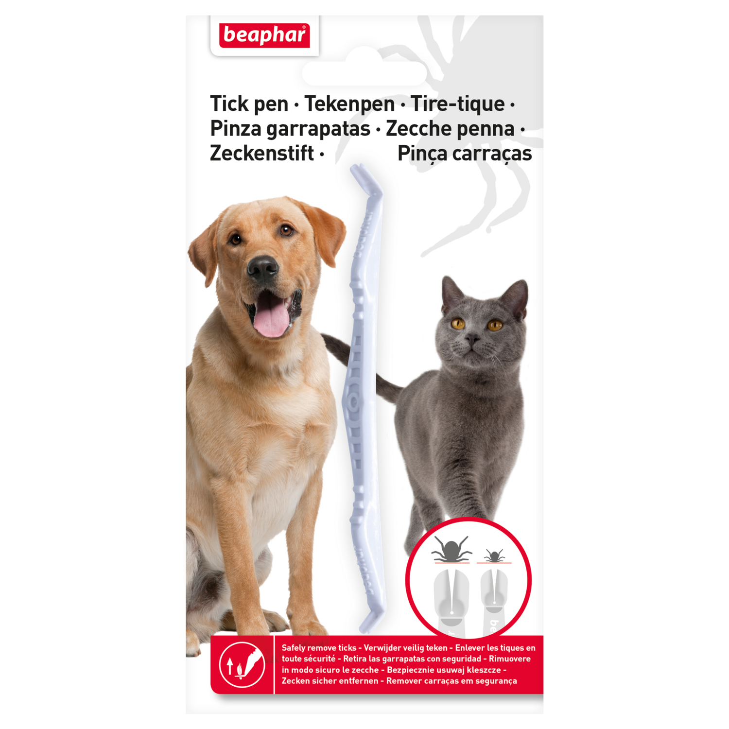 Beaphar Pinza para Garrapatas Perros y Gatos