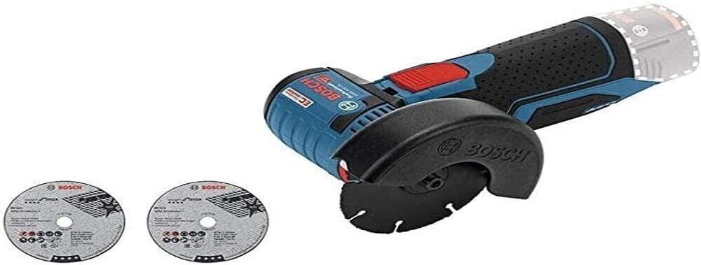 Bosch Professional 12V System GWS 12V-76 - Miniamoladora angular a batería (Brushless, Ø 76 mm, 19500 rpm, 3 discos, sin batería, en caja)