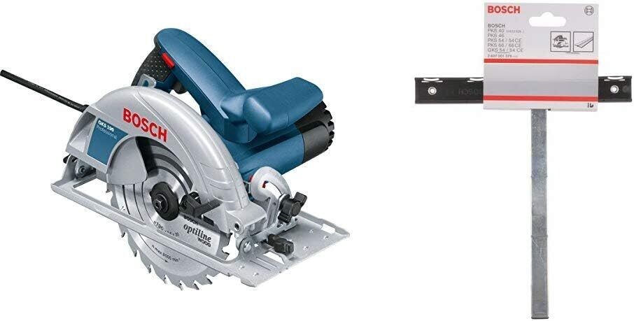 Bosch Professional GKS 190 - Sierra circular, 1400 W, disco 190 mm, en caja + Bosch 2 607 001 375 - Adaptador - - (pack de 1)