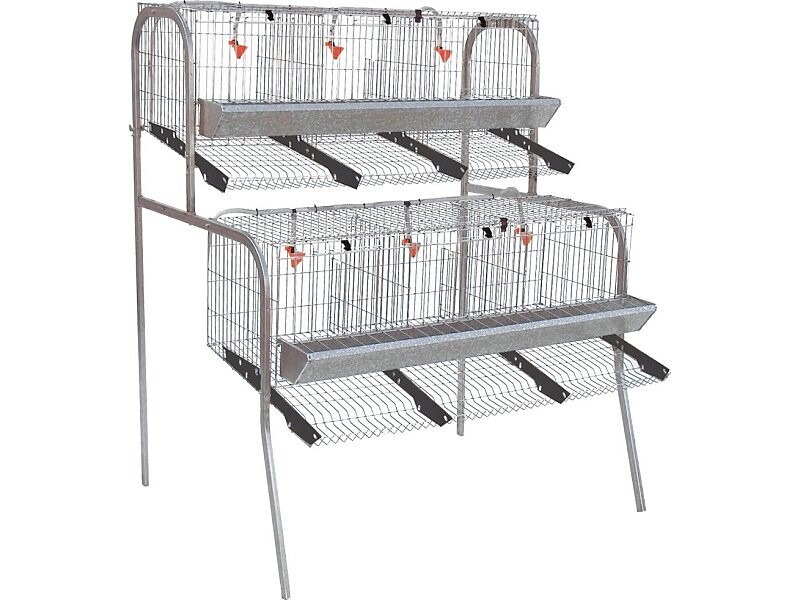 JAULA GALLINAS MOD. A-3 - 2 PISOS