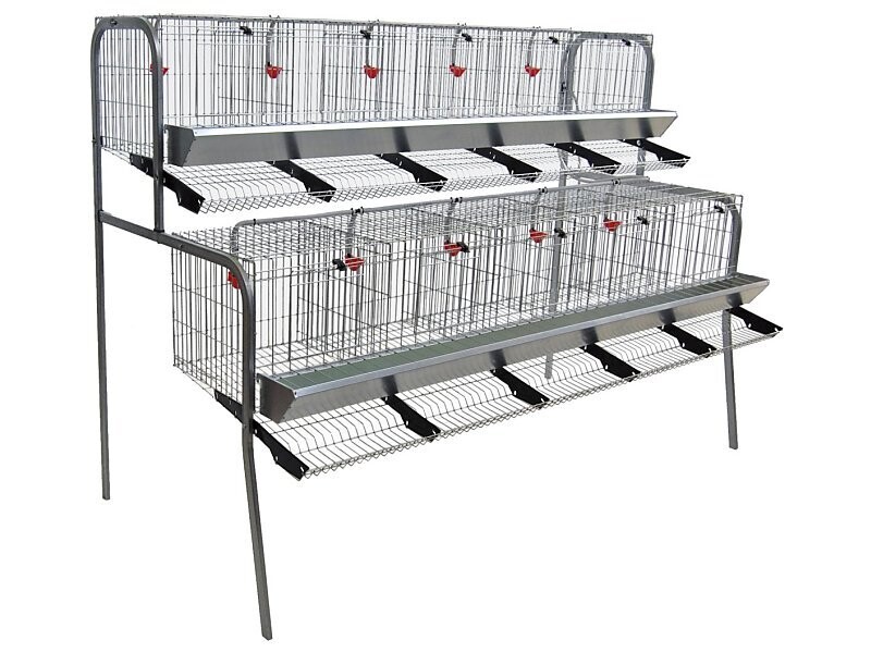 JAULA GALLINAS MOD. A-5 - 2 PISOS