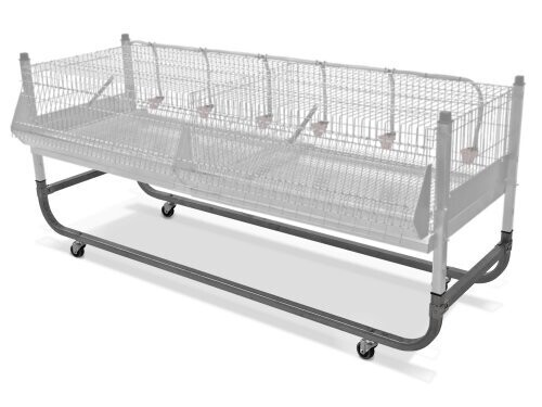 BASE CON RUEDAS JAULA EXPOSICION 1,80M