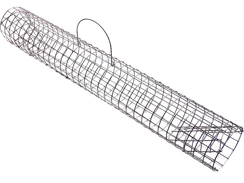 TRAMPA DE TUBO PARA CONEJOS