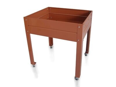 MESA DE CULTIVO DE 80X60 LACADA MARRON
