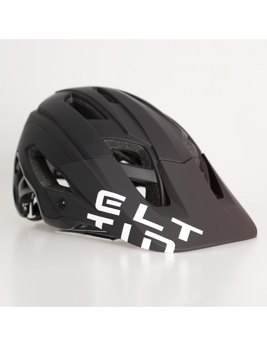 Casco MTB Hey! Negro mate y blanco