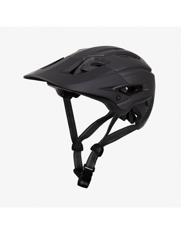 Casco MTB Hey! Negro mate y gris antracita