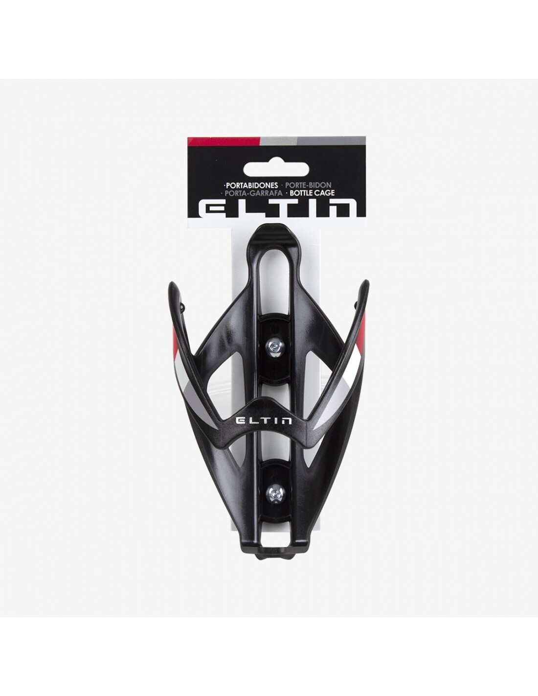 Portabidón Track - Fibra Negro/Rojo/Blanco