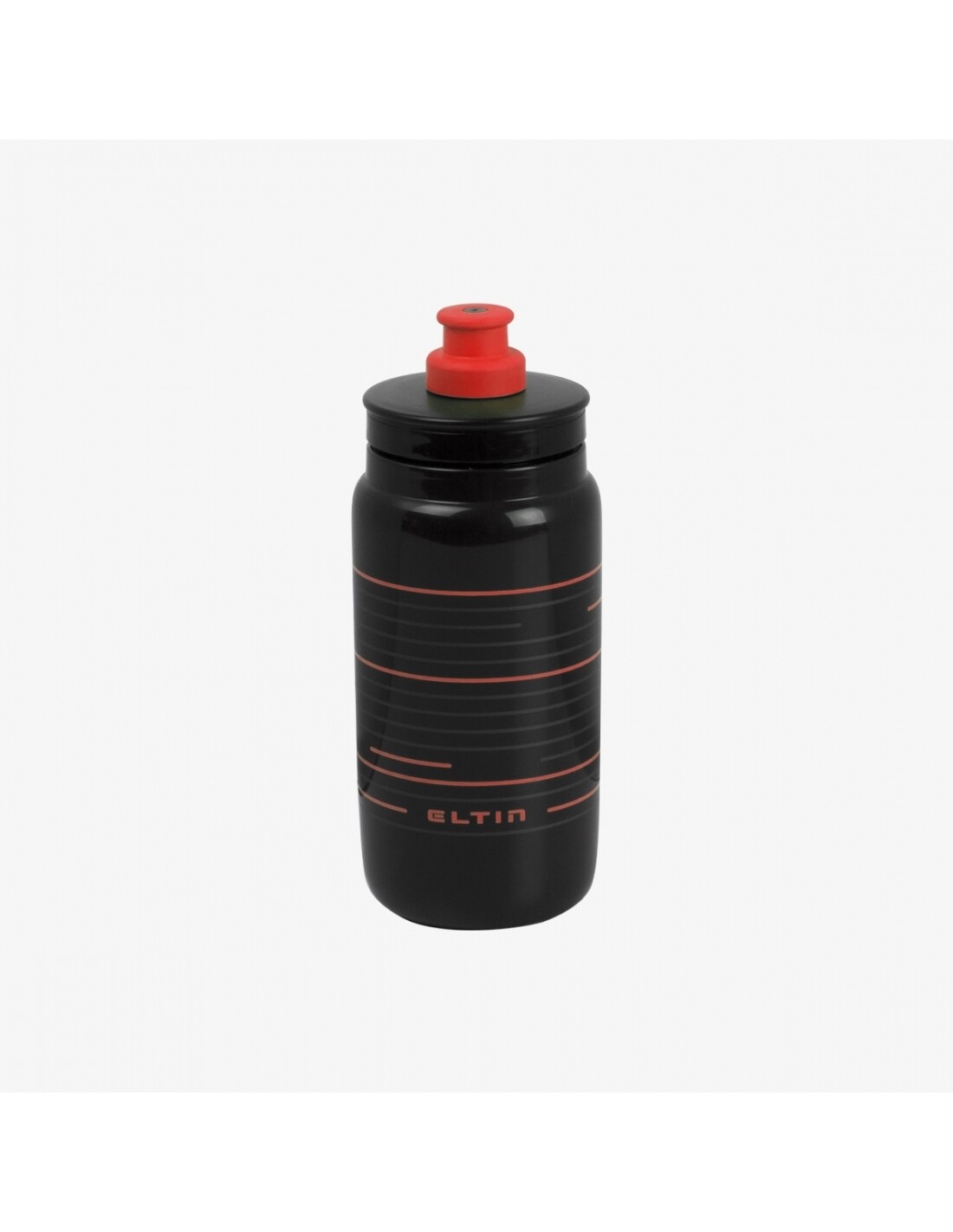 Bidón de ciclismo Pro 550ml negro y rojo