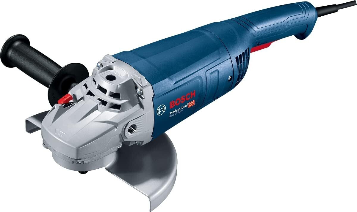 Bosch Professional GWS 22-230 J - Amoladora angular (2200 W, Ø 230 mm, Soft Start, en caja)