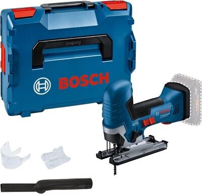 Bosch Professional 18V System GST 18V-125 S - Sierra de calar a batería (Brushless, 3500 cpm, profundidad de corte 125 mm, adaptador de aspiración, sin batería, en L-BOXX) Bosch Professional 18V System GST 18V-125 S - Sierra de calar a batería (Brushless, 3500 cpm, profundidad de corte 125 mm, adaptador de aspiración, sin batería, en L-BOXX)
