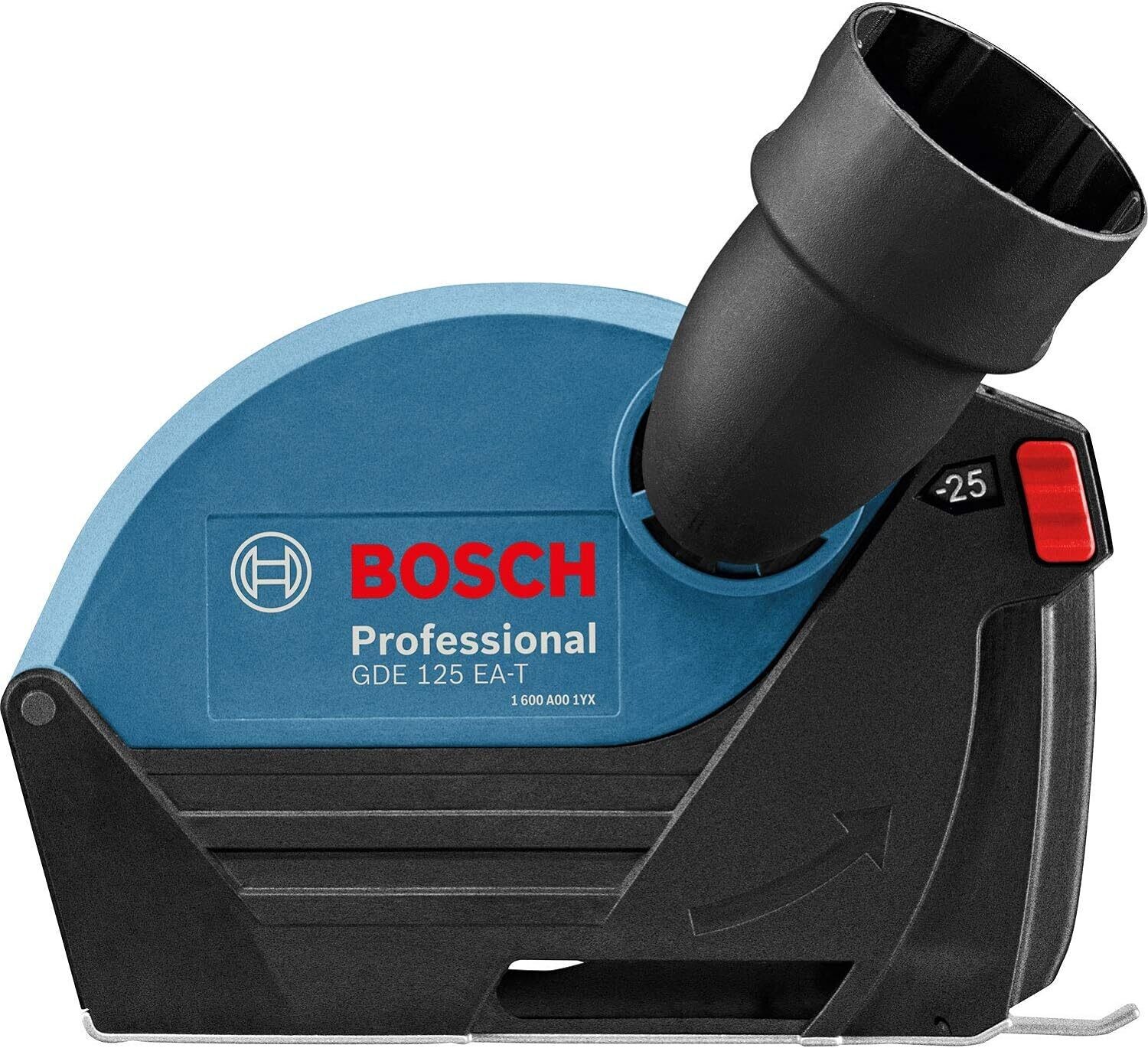 Bosch Professional GDE 125 EA-T - Caperuza de aspiración (para amoladora con caperuza de cierre rápido Ø disco 125 mm)