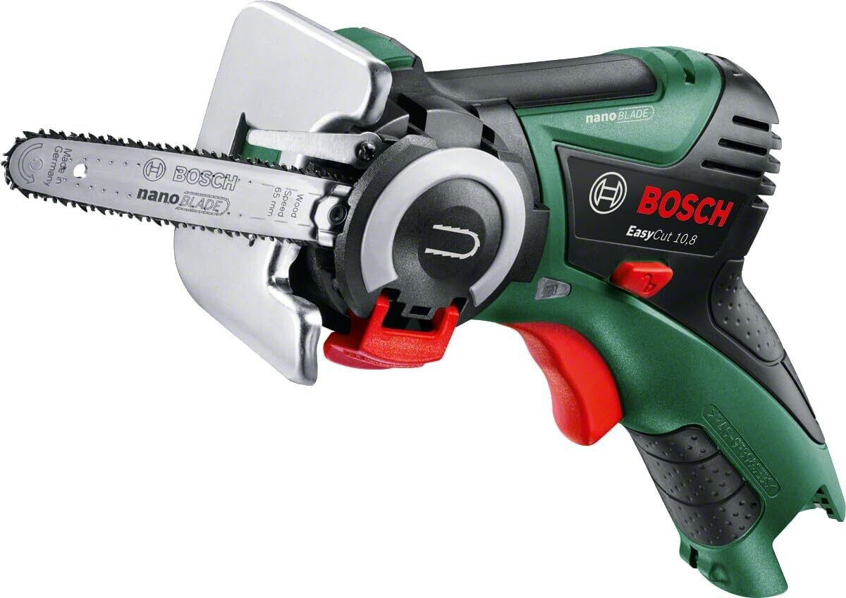Bosch Home and Garden EasyCut 12 - Sierra (Tecnología NanoBlade, sin batería, hoja de sierra, caja cartón, sistema voltios, 2.0 Ah)