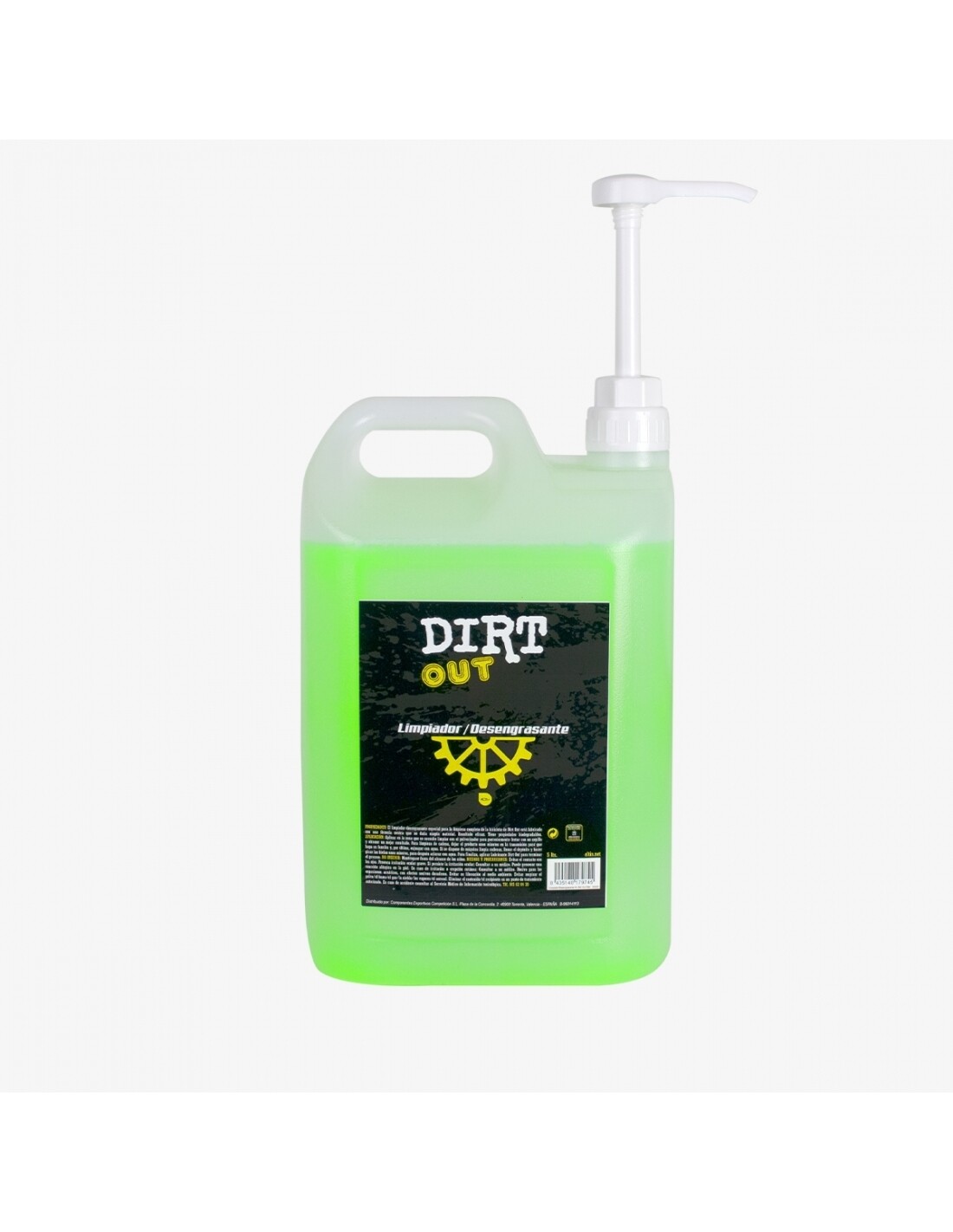 Limpiadordesengrasante dirt out 5l