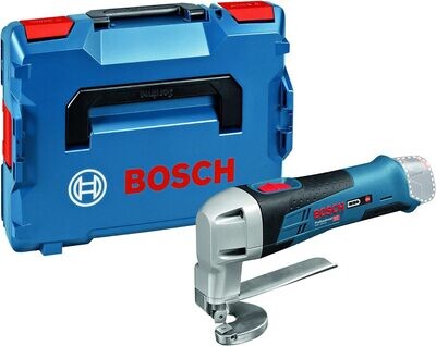 Bosch Professional GSC 12V-13 - Cizalla de metal a batería (12V, 3600 cpm, corte en acero max. 1,3 mm, sin batería, en L-BOXX)