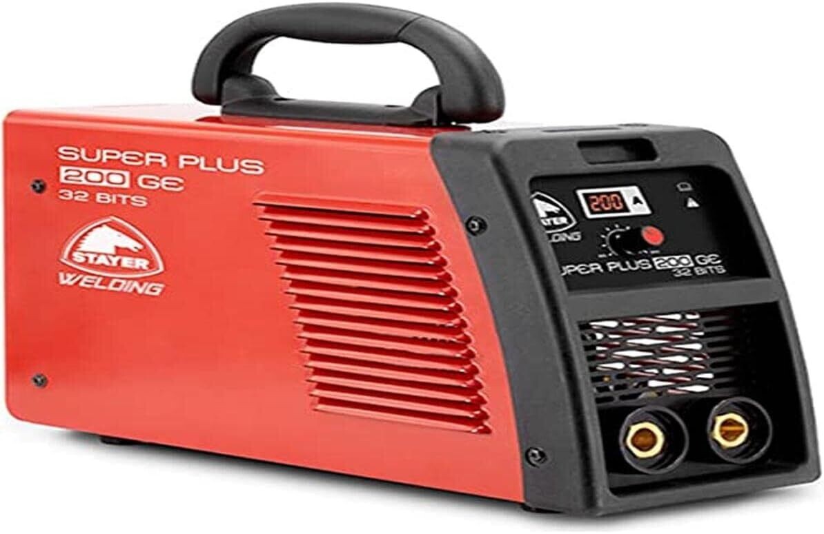 Equipo electrónico para soldadura por arco eléctrico de toda clase de electrodo recubierto. Con 200A. SUPER PLUS 200 GEK.
