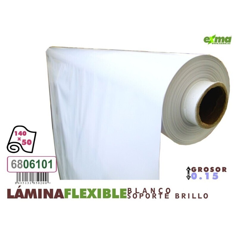 LÁMINA BLANCO FLEXIBLE ! 140cm x50m