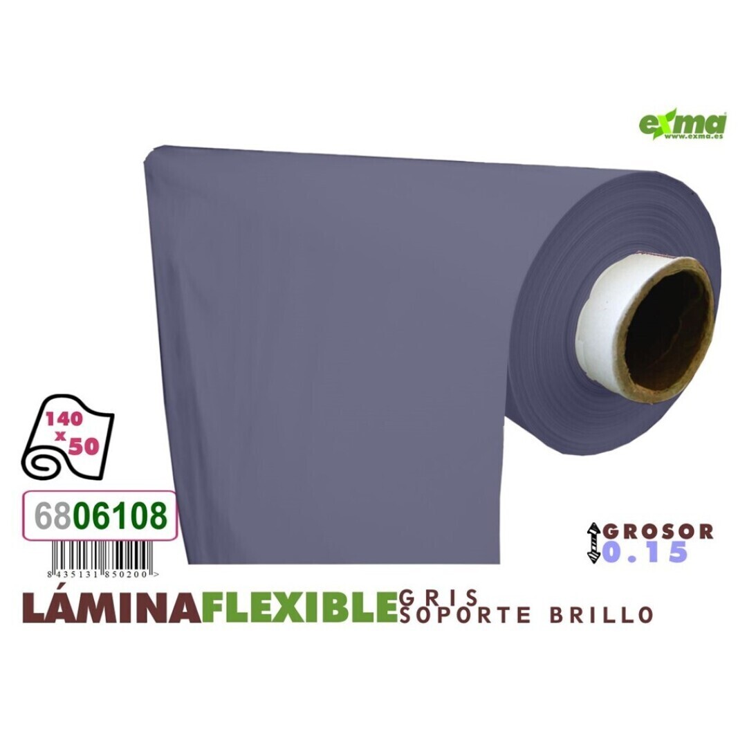LÁMINA GRIS FLEXIBLE 140cm x50m