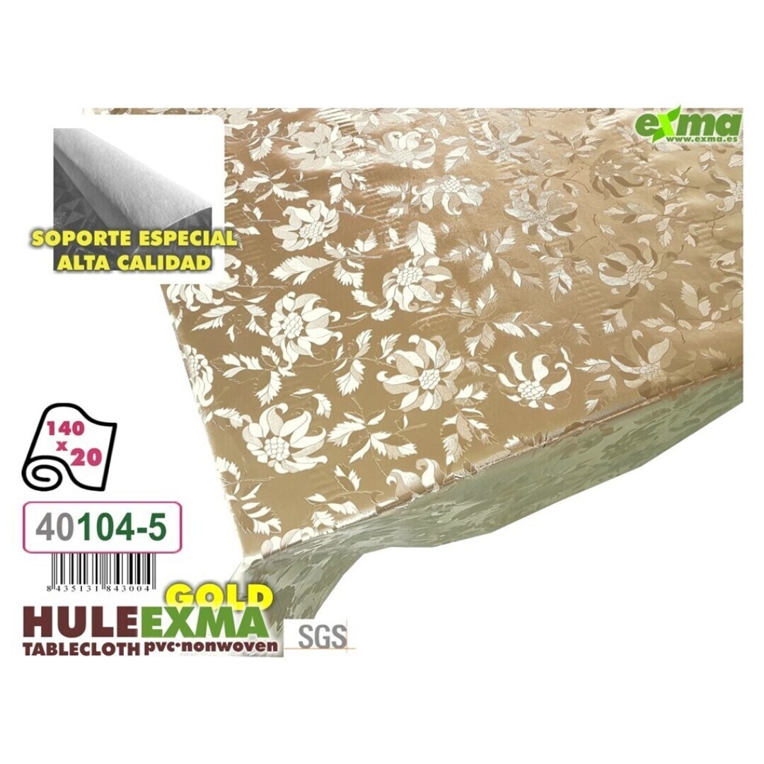 MANT.GOLD METAL  140cm x 20m