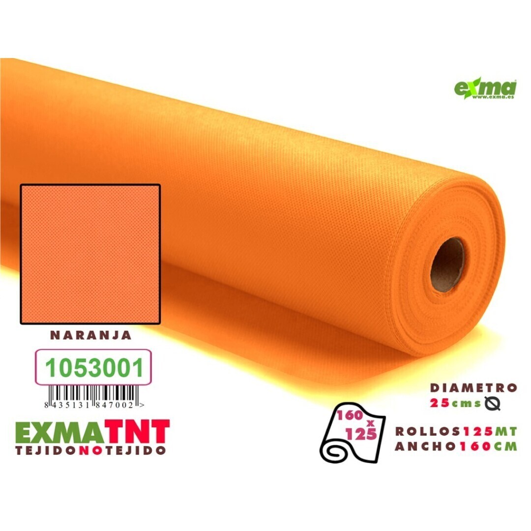 ROLLO TNT - Ancho 1,6m NARANJA x125m