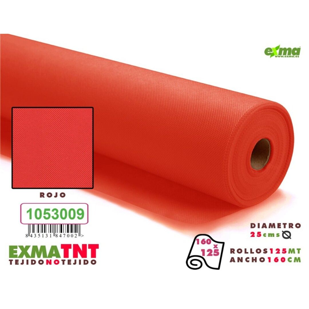 ROLLO TNT  - Ancho 1,6m ROJO x125m