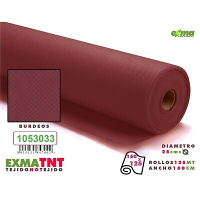 ROLLO TNT  - Ancho 1,6m BURDEOS x125m