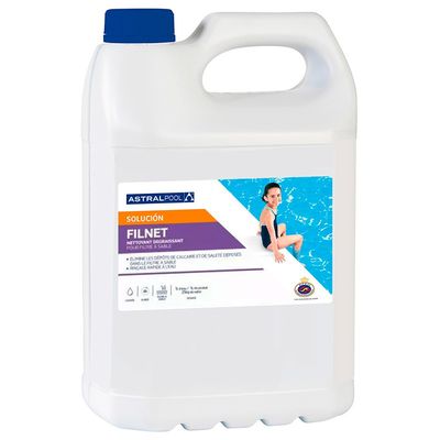 Filnet líquido envase 25 litros
Limpiador de filtros de arena