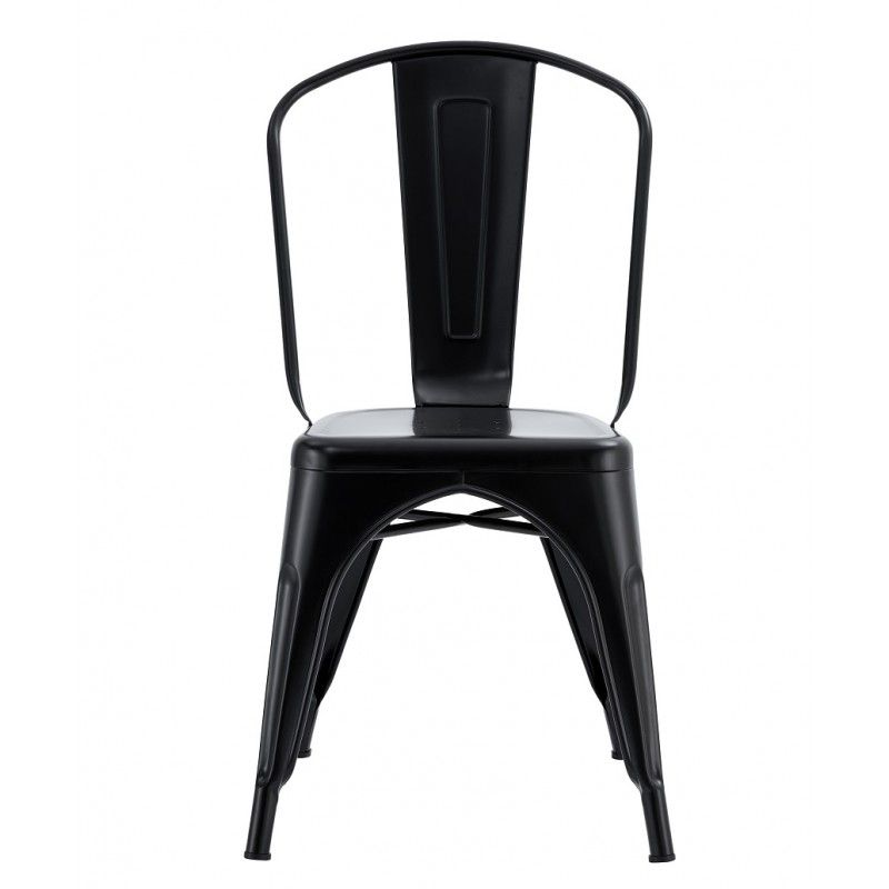 Silla TOL EK LIMITED, acero, negra 5 sillas