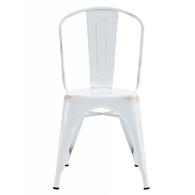 Silla TOL EK VINTAGE, acero, blanco 5 sillas
