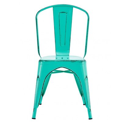 Silla TOL EK VINTAGE, acero, verde agua 5 sillas