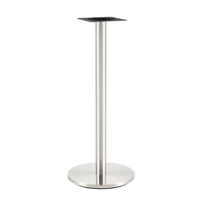 Base de mesa BENAGIL, alta, acero inoxidable, base 45 cms de diámetro, altura 110 cms