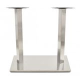 Base de mesa IPANEMA, acero inoxidable, base de 70 x 40 cms, altura 72 cms