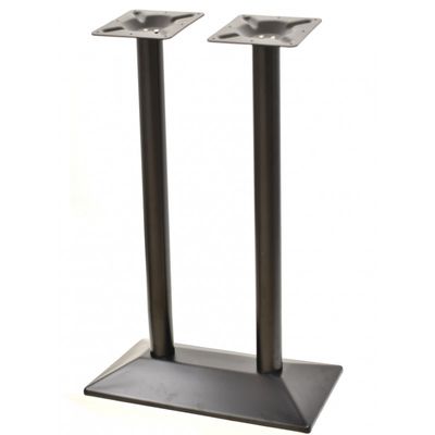 Base de mesa SOHO, alta, rectangular, negra, base de 70 x 40 cms, altura 110 cms