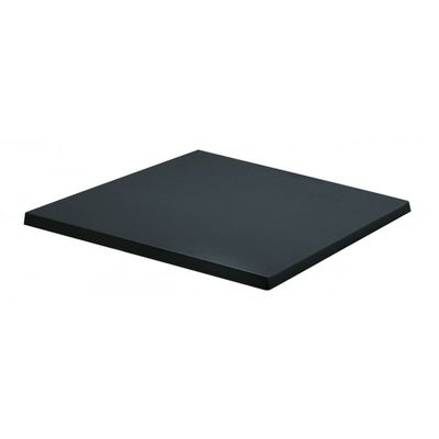 Tablero de mesa Werzalit SM, NEGRO 55, 80 x 80 cms*