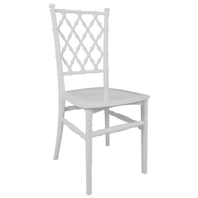 Silla TRENZA, apilable, polipropileno blanco 4 sillas
