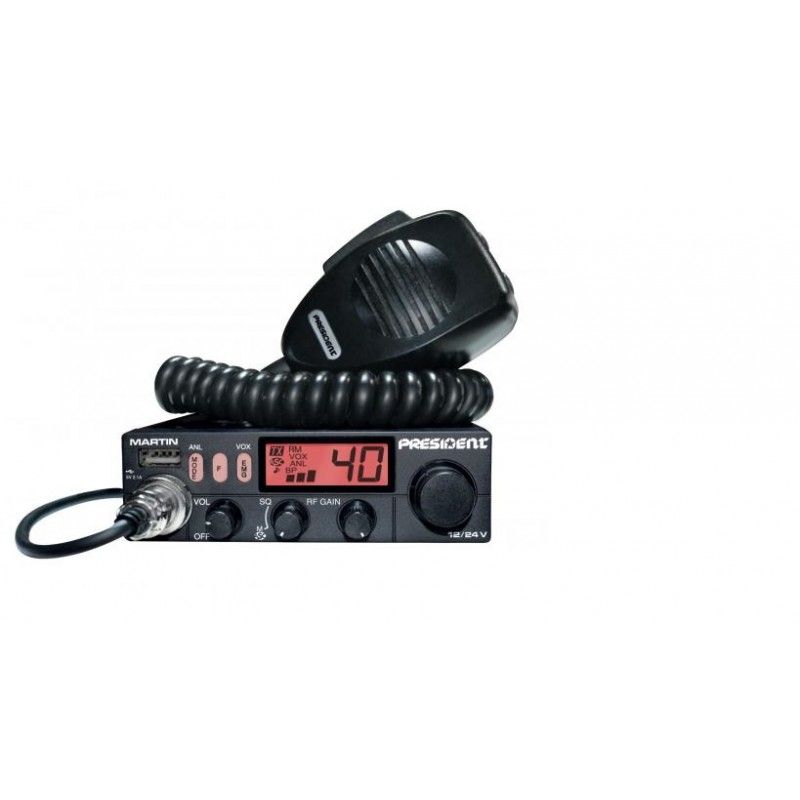 PRESIDENT MARTIN 12/24V 40 CX AM/FM