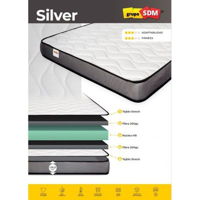 Colchón SILVER SDM, 180 x 200 cms
