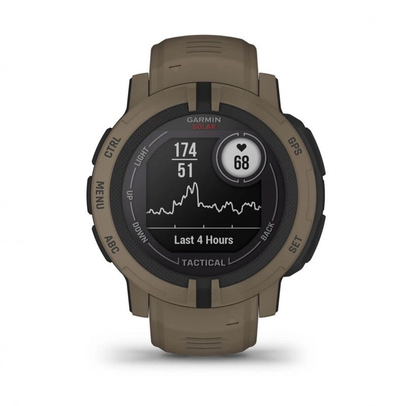 GARMIN INSTINCT® 2 SOLAR TACTICAL EDITION COYOTE TAN GARMIN INSTINCT® 2 SOLAR TACTICAL EDITION COYOTE TAN