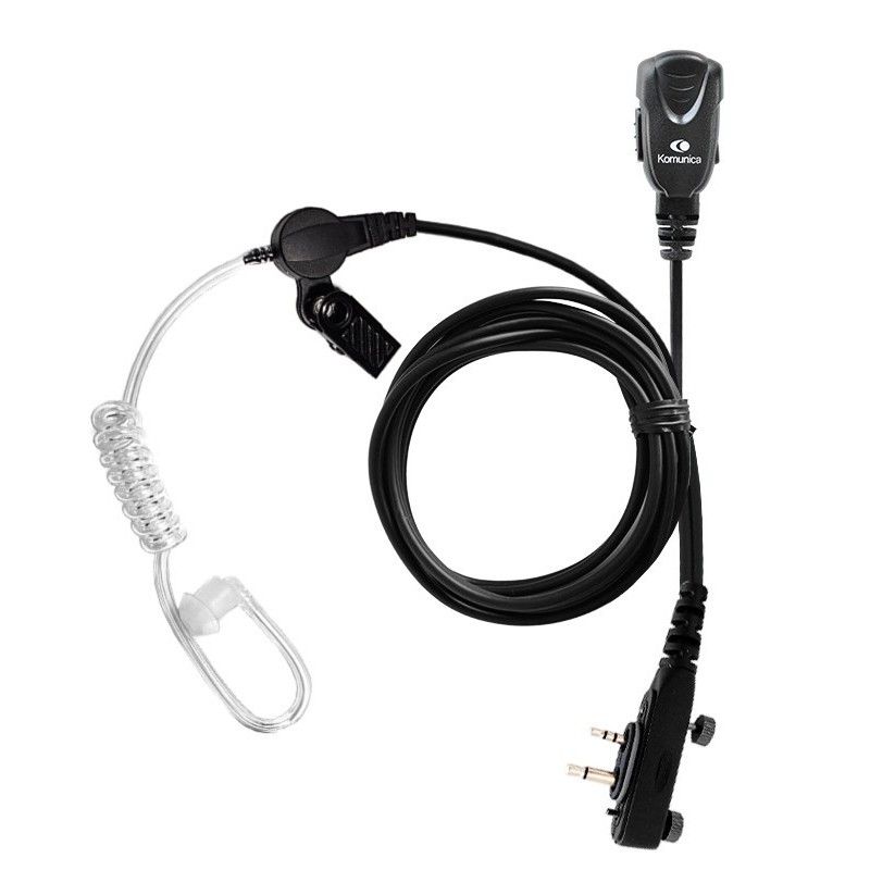 MICRO-AURICULAR TUBO ACÚSTICO X ICOM ICF-1000/2000 CON CONECTOR WATER-PROOF