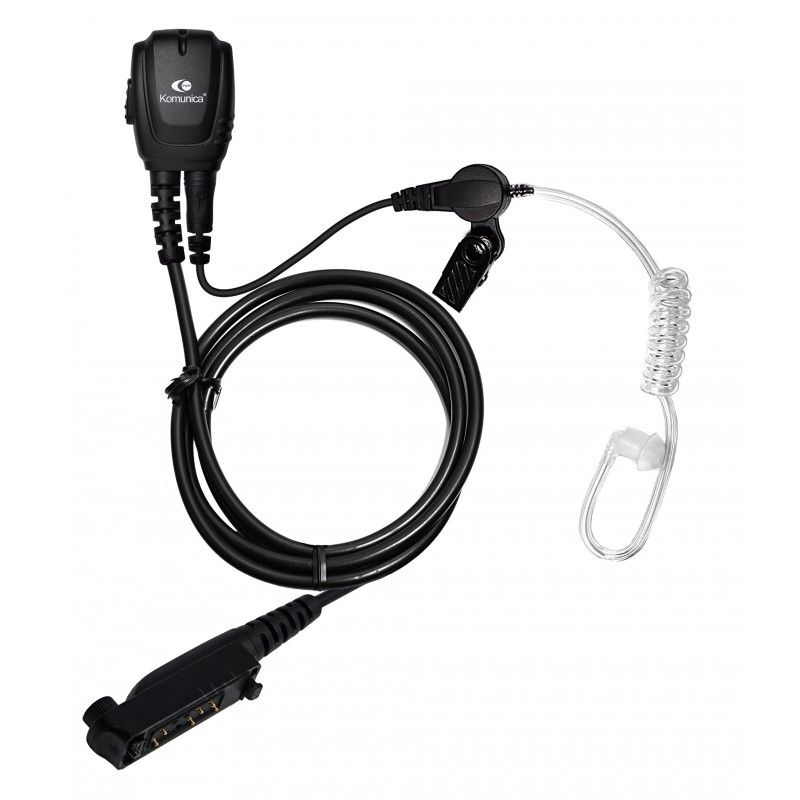 Micro-Auricular Komunica con tubo acustico para Sepura STP-8000/9000/SC-2020 etc