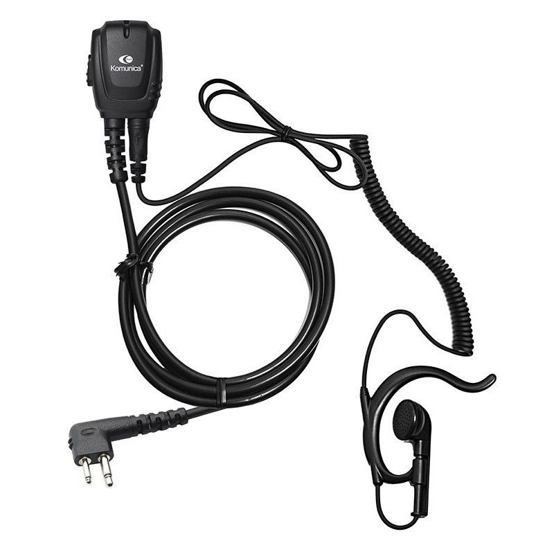 Micro-Auricular cable riz. con orejera MOTOROLA CP-040/DP1400