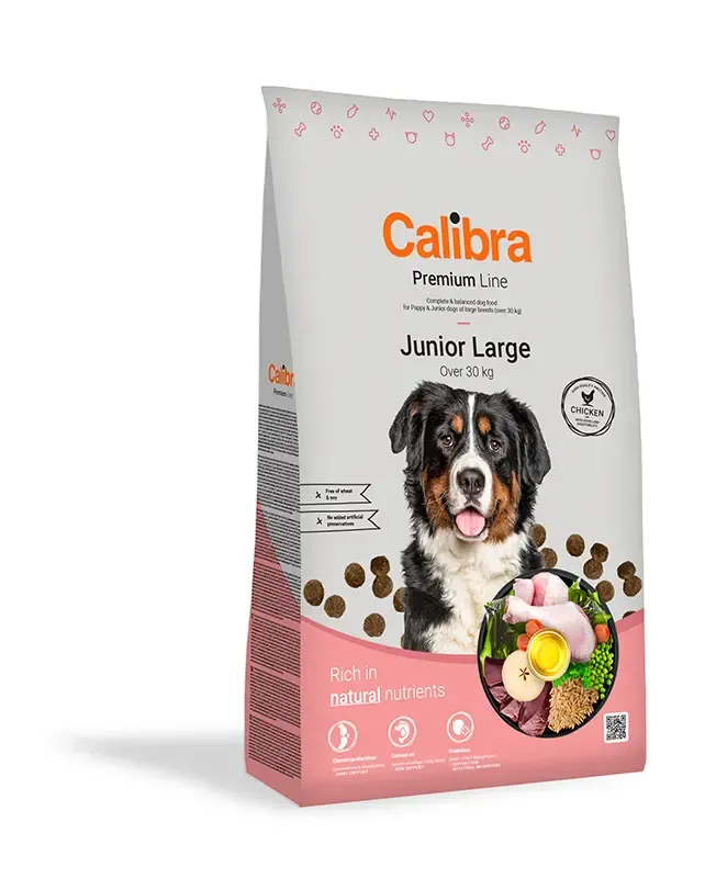 CALIBRA DOG PREMIUM LINE JUNIOR LARGE POLLO 12KG