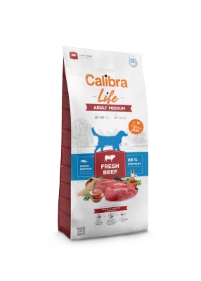 CALIBRA DOG LIFE ADULT MEDIUM FRESH BEEF 12KG