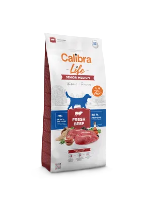 CALIBRA DOG LIFE SENIOR MEDIUM FRESH BEEF 12KG