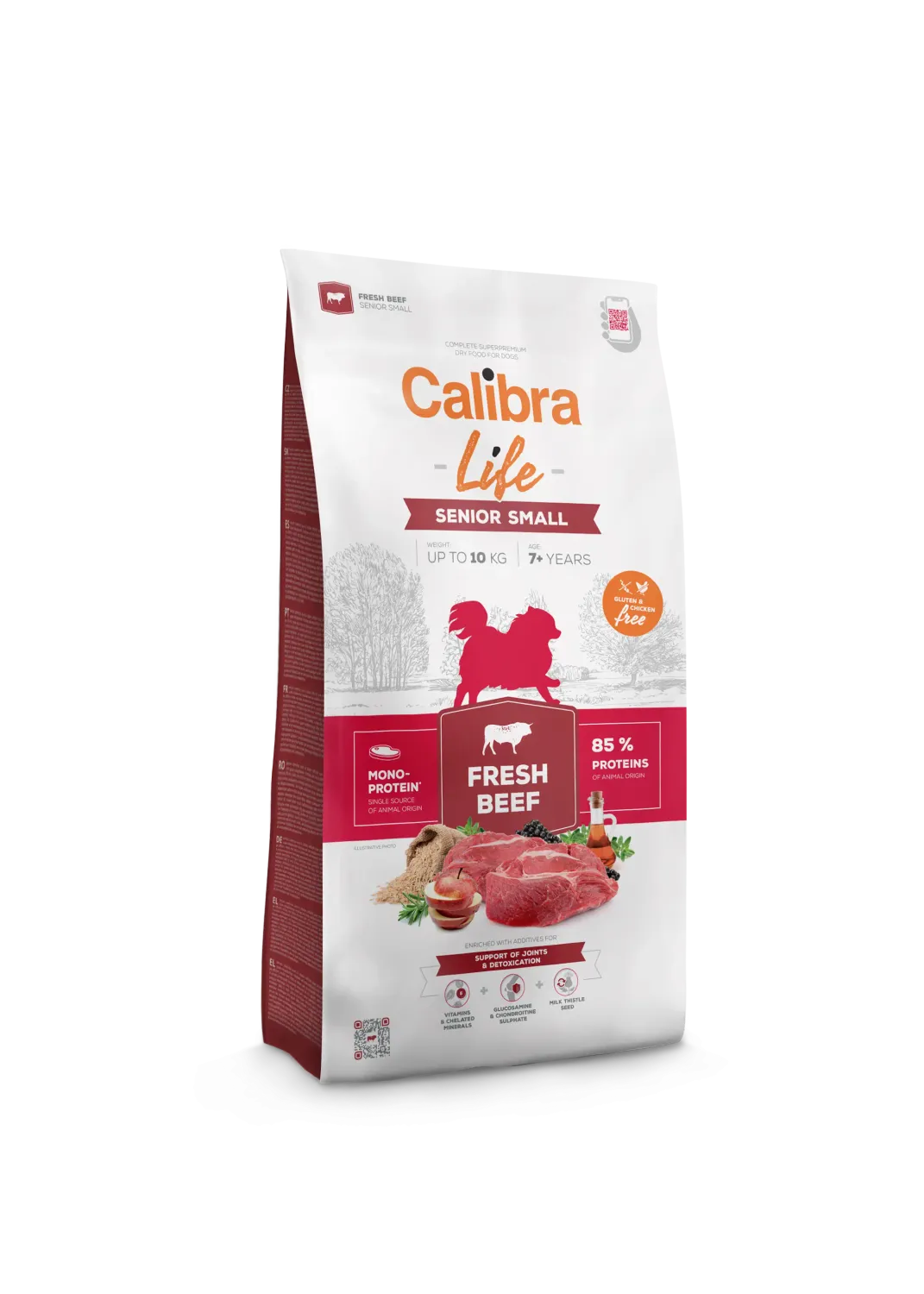 CALIBRA DOG LIFE SENIOR SMALL FRESH BEEF 6KG