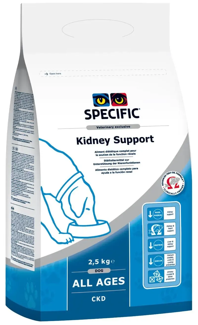 SPECIFIC CANINE ADULT CKD KIDNEY SUPPORT 12KG (3x4KG)